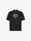 Calvin Klein Cursive Graphic Erkek Siyah T-Shirt Calvin Klein Cursive Graphic Erkek Siyah T-Shirt