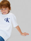 Calvin Klein Festive Graphic Çocuk Beyaz T-Shirt Calvin Klein Festive Graphic Çocuk Beyaz T-Shirt