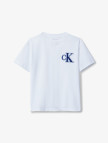 Calvin Klein Festive Graphic Çocuk Beyaz T-Shirt Calvin Klein Festive Graphic Çocuk Beyaz T-Shirt