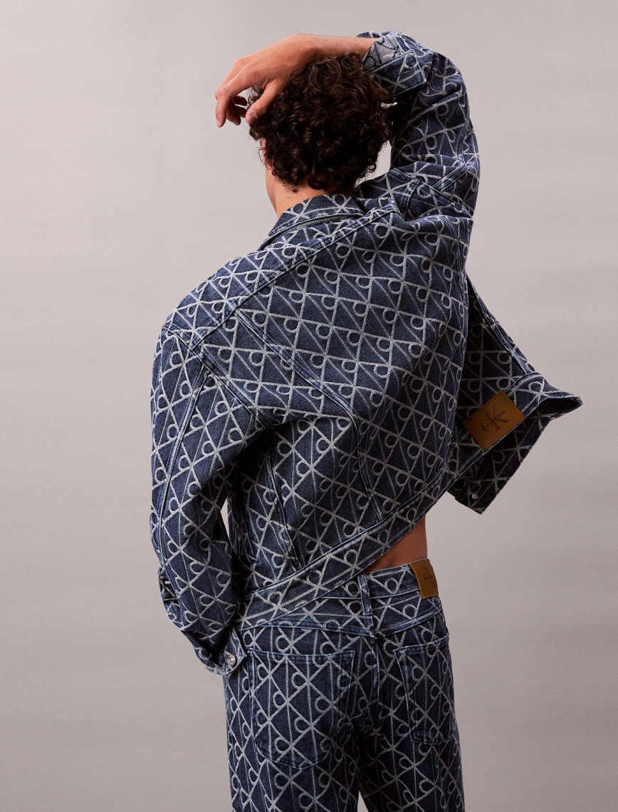 Calvin Klein 90S Straight Indigo Emblem Jacqu Erkek Mavi Jean Calvin Klein 90S Straight Indigo Emblem Jacqu Erkek Mavi Jean